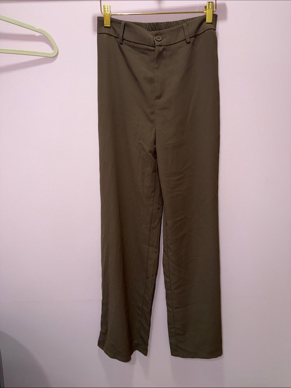 Women’s brown Straight-Leg Dress Pants